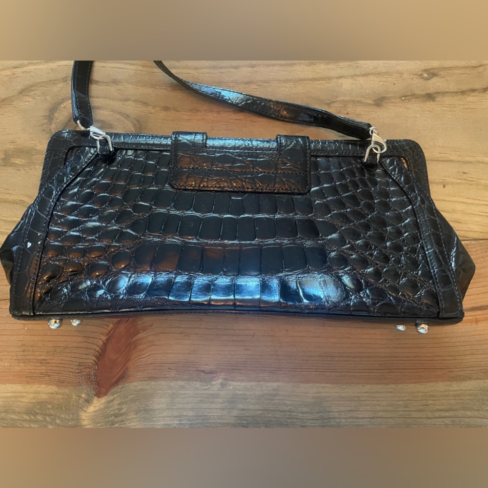 Black Wilkes Bashford Genuine Leather Purse - Picture 3 of 7